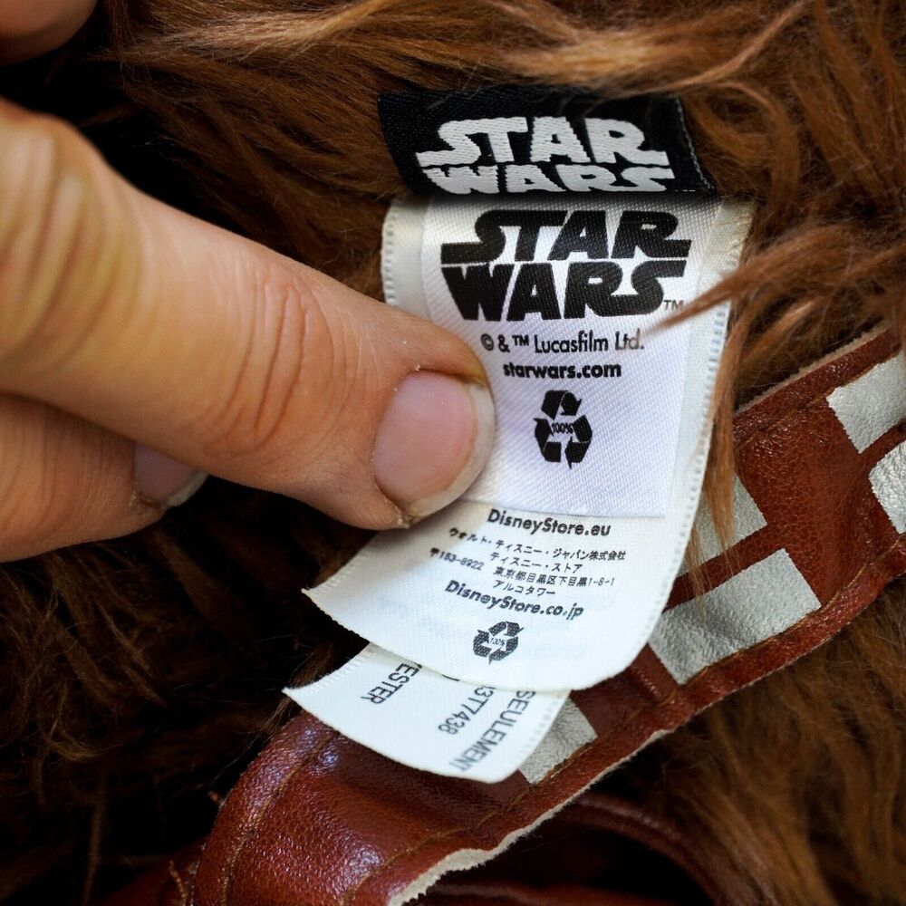 Disney Store Star Wars Chewbacca Plush 18" Wookie Chewie Stuffed Animal Toy - Picture 7 of 10